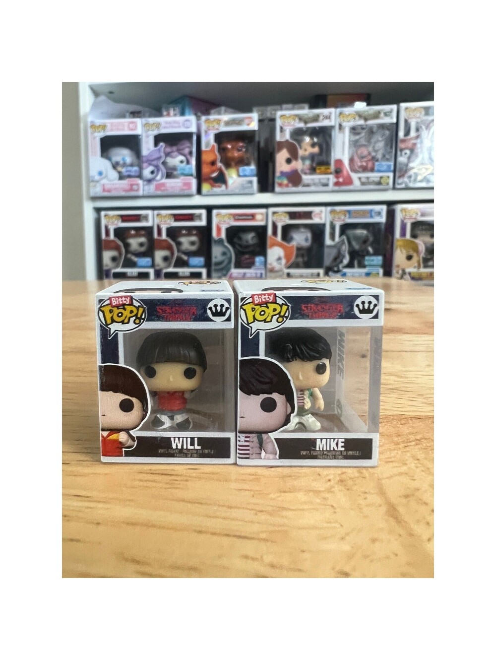 2 BITTY Stranger Things Will Byers & Mike Wheeler 1" Funko Pops #426 #423 TV